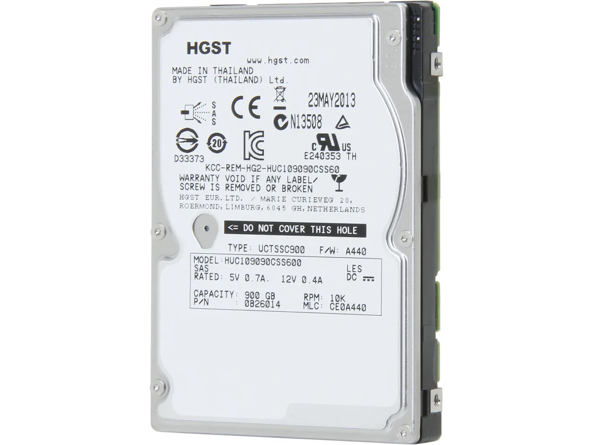 HGST HGST 0B26014 900GB 2.5" SAS 10000 RPM 64MB laptop hard drive — product photo