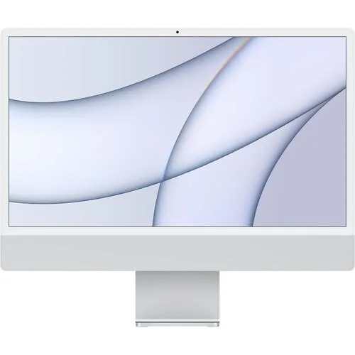 Apple Apple iMac 24-inch 2021 M1 8GB 256GB Silver desktop PC — product photo