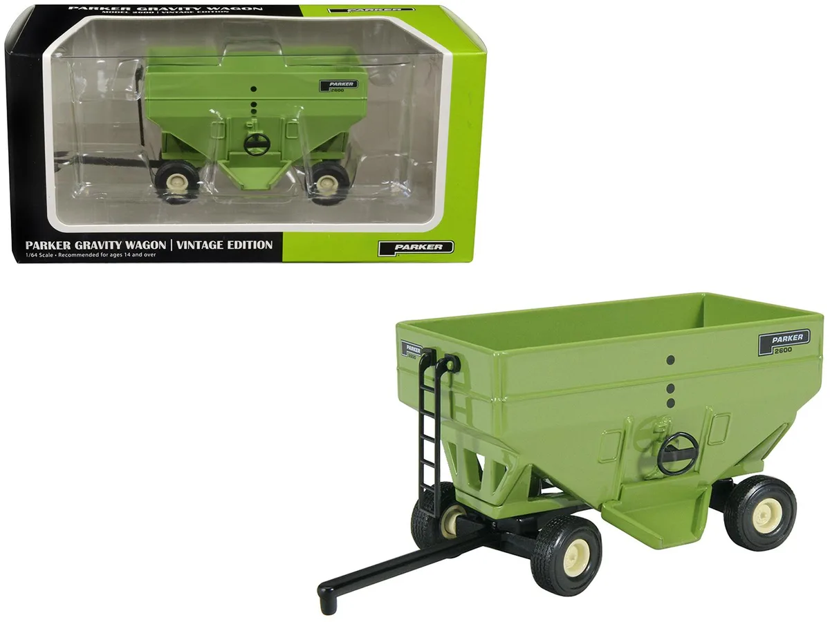 SpecCast Collectibles SpecCast Collectibles Parker 2600 Grain Wagon Light Green 1/64 Diecast Model — product photo