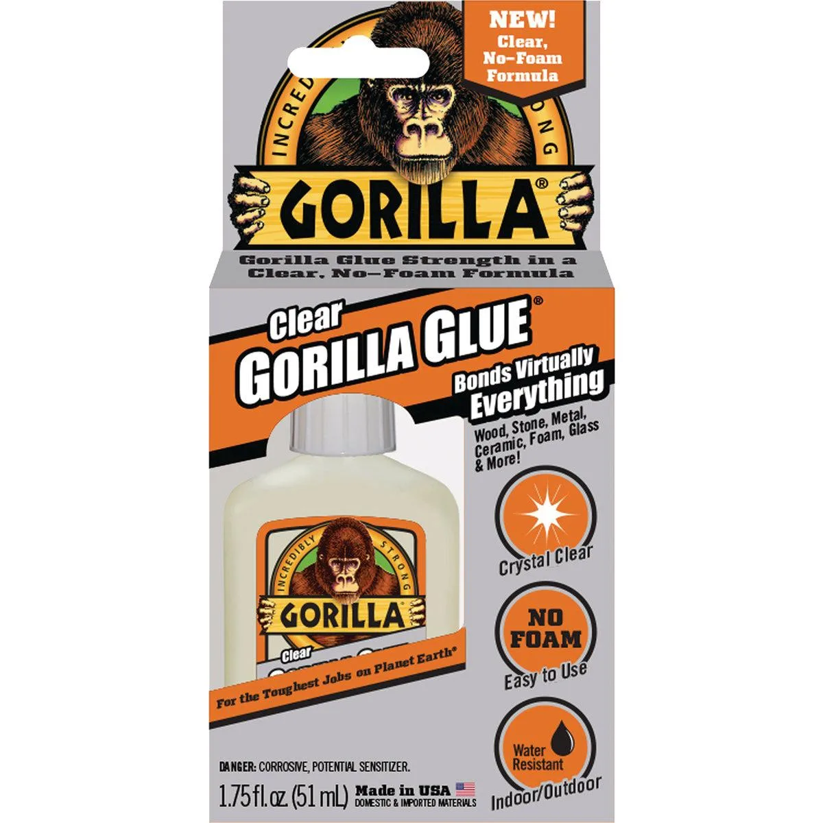 Gorilla Glue Gorilla Glue 4500102 Spray Adhesive Clear 14 oz Aerosol Can — product photo