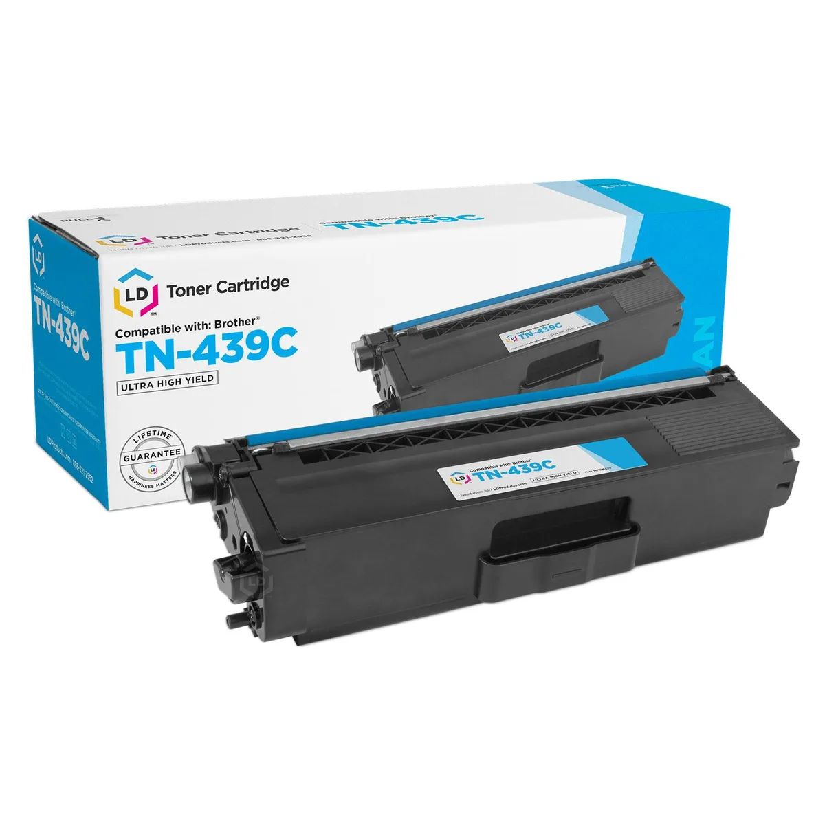LD Products LD Products Compatible Toner Cartridge TN439C Ultra High Yield Cyan — product photo