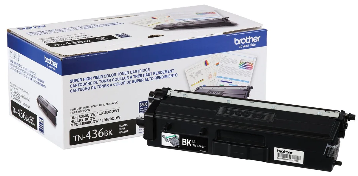 Brother Brother TN436BK Black Toner Cartridge 6500 Pages — product photo