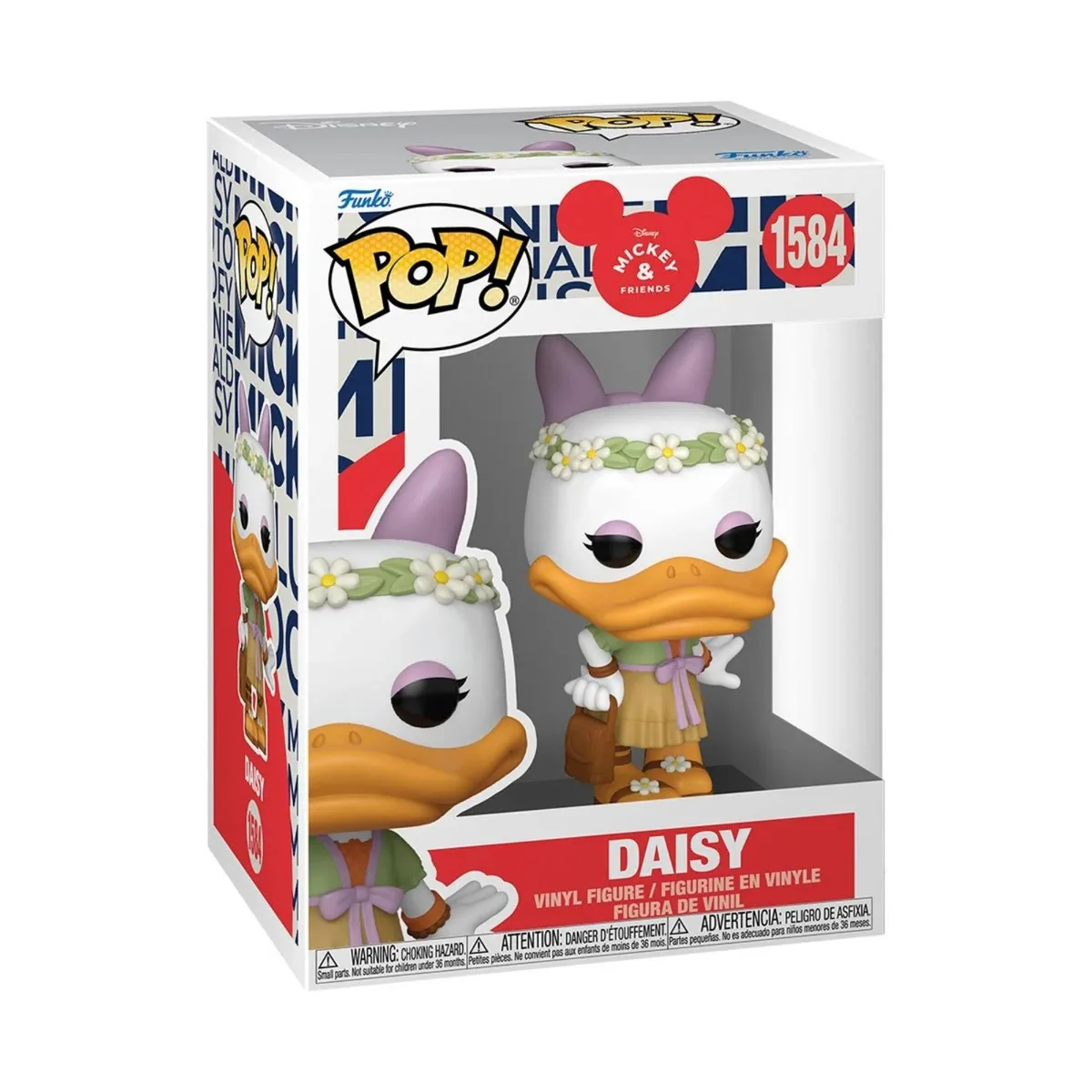 Funko Funko POP Disney Mickey Friends Daisy #1584 Festival Vinyl Figure 3.75 in — product photo