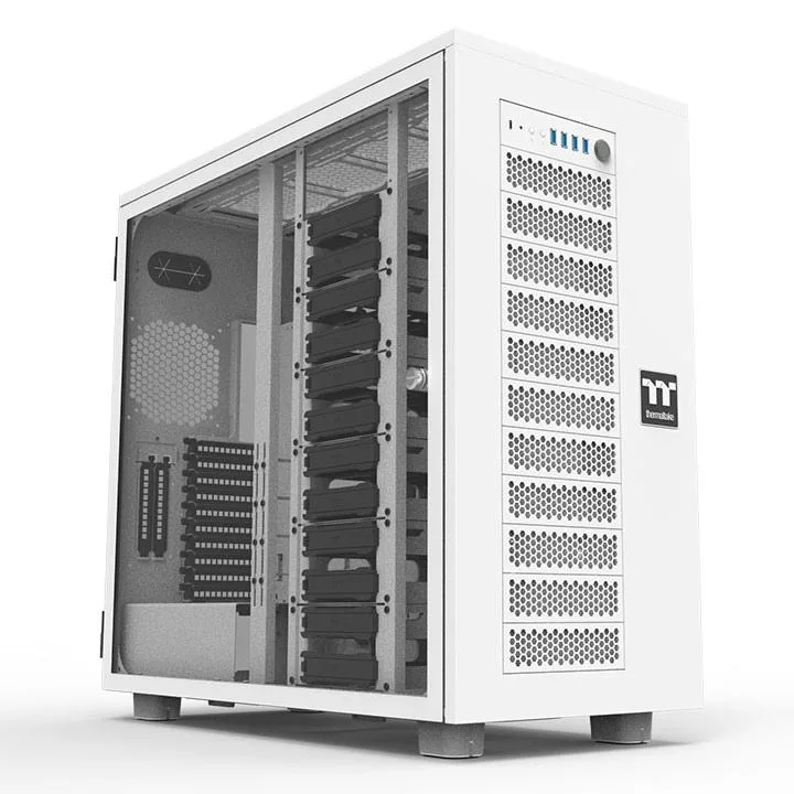 Thermaltake Thermaltake AX700 Snow TG Super Tower PC Case CA-11B-00F6WN-00 — product photo