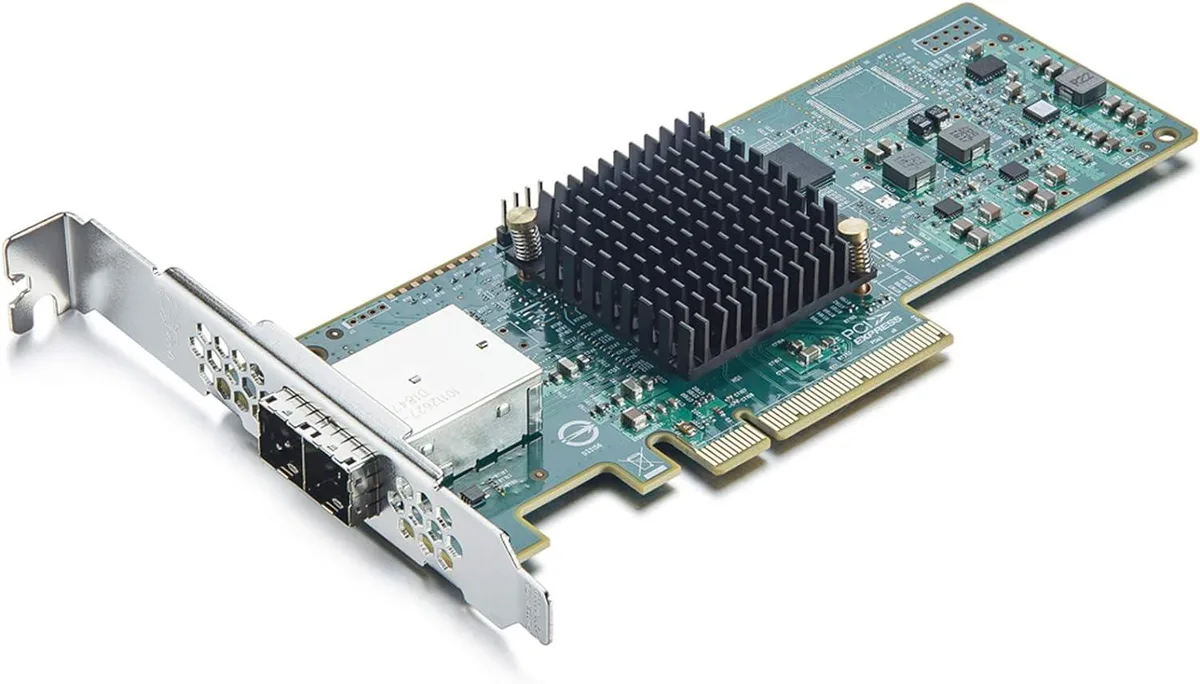 LSI LSI 12G SAS/SATA HBA Card Broadcom 3008 PCIe 3.0 x8 2x SFF-8644 — product photo