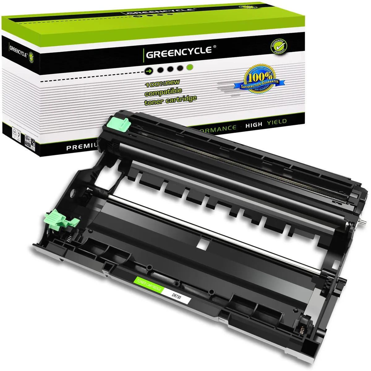 GREENCYCLE GREENCYCLE TN760 compatible drum unit DR730 black 12000 pages — product photo
