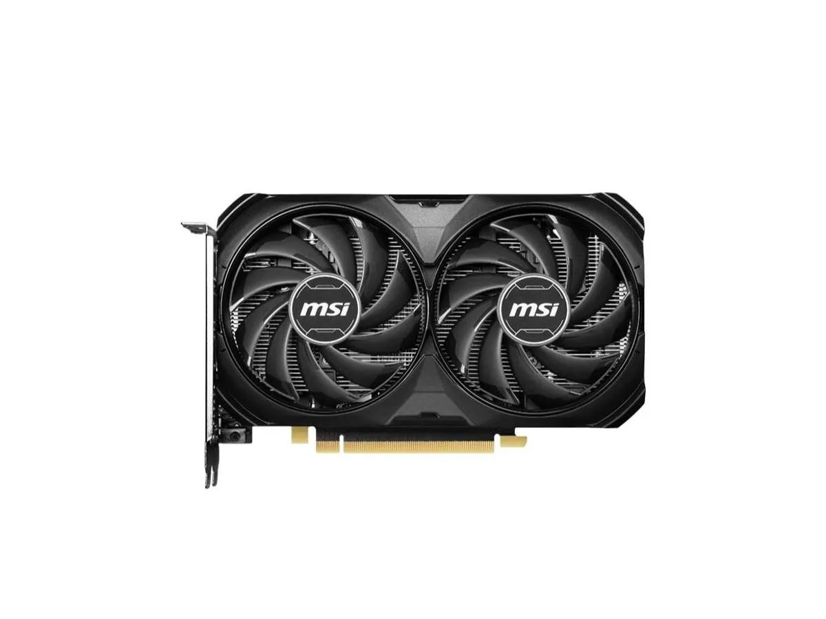 MSI MSI GeForce RTX 4060 Ti VENTUS 2X BLACK 16G OC graphics card — product photo