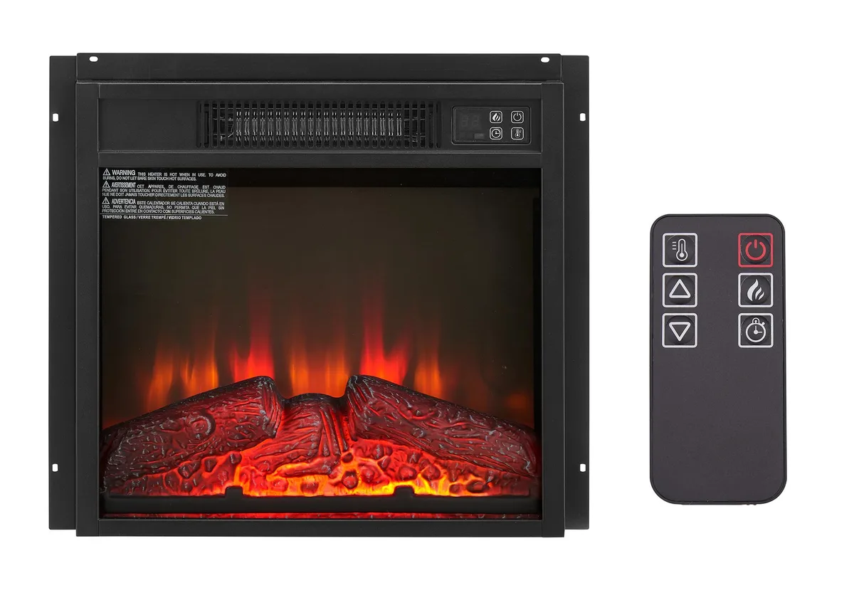 tuphen tuphen 18" Electric Fireplace Insert 1400W 120V Black — product photo