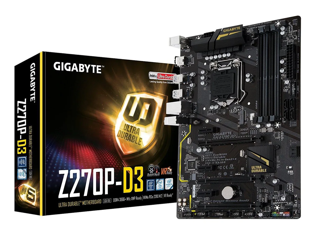 GIGABYTE GIGABYTE GA-Z270P-D3 Intel motherboard — product photo
