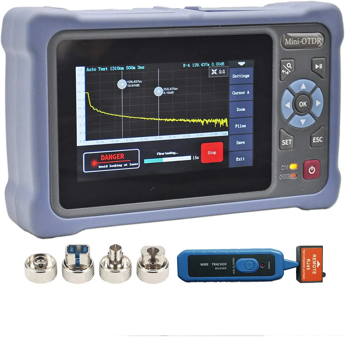 BFKK BFKK 1310/1550nm OTDR 26/24dB 4.3″ Touch 11-in-1 — product photo