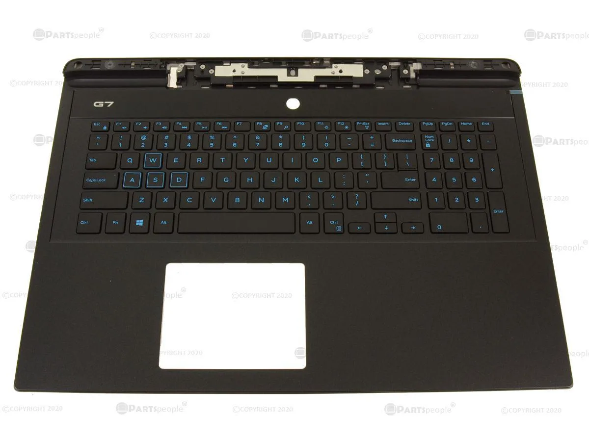 DELL DELL G Series G7 7790 Palmrest Keyboard Assembly Non-backlit No Mini DisplayPort 0W92V — product photo