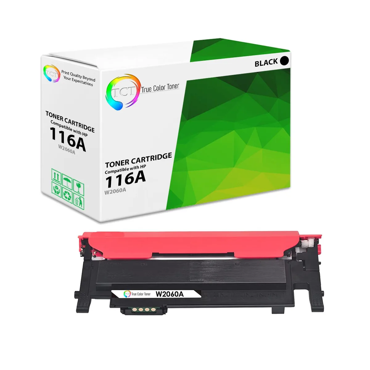 True Color Toner True Color Toner 116A Black Toner Cartridge W2060A — product photo