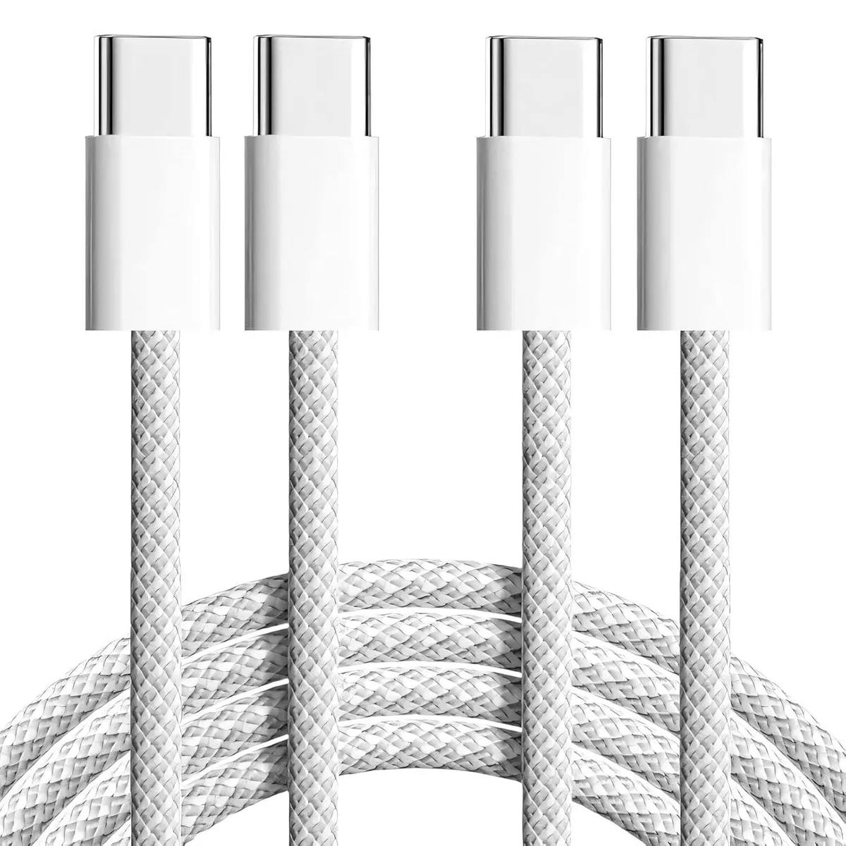 Mac Mac 2 in 1 Accessory USB-C Cable 60W 3ft 20-Pack White — product photo