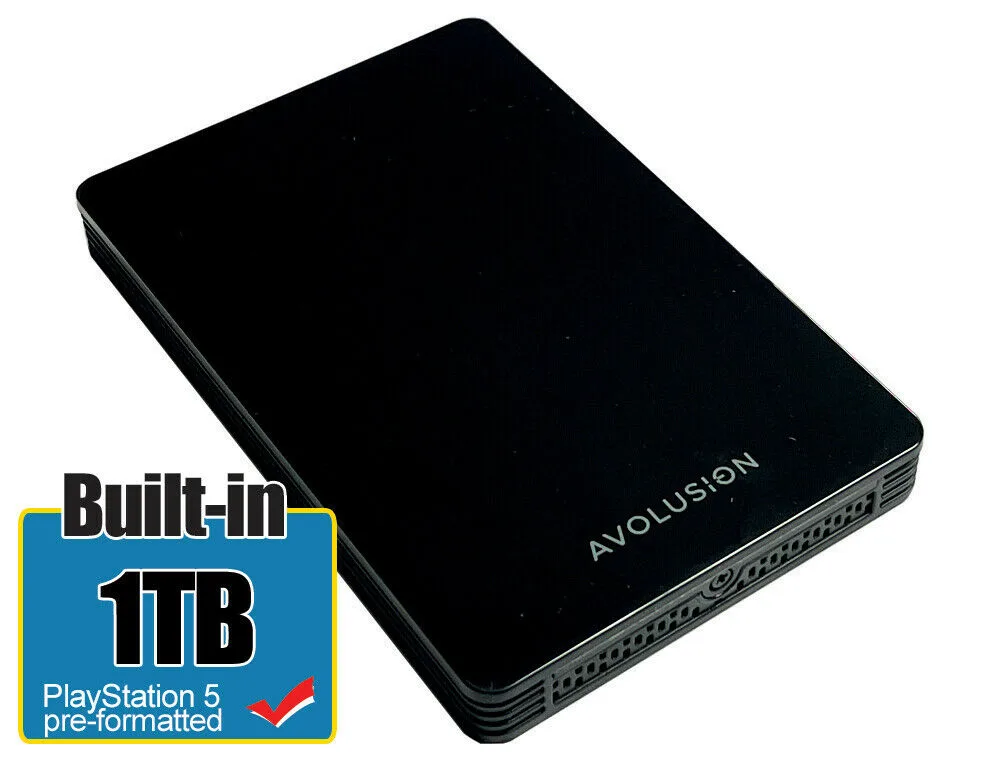 Avolusion Avolusion HD250U3-Z1-PRO-1TB-PS5 1 TB portable hard drive — product photo