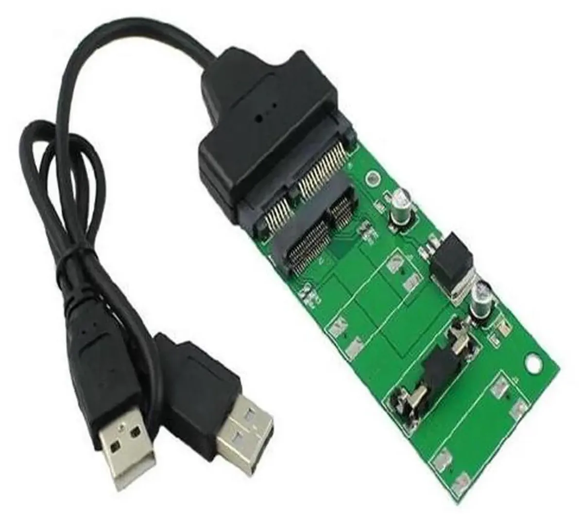 SMUGDESK SMUGDESK 1.8" mSATA to SATA Adapter Card with USB 2.0 Cable — product photo