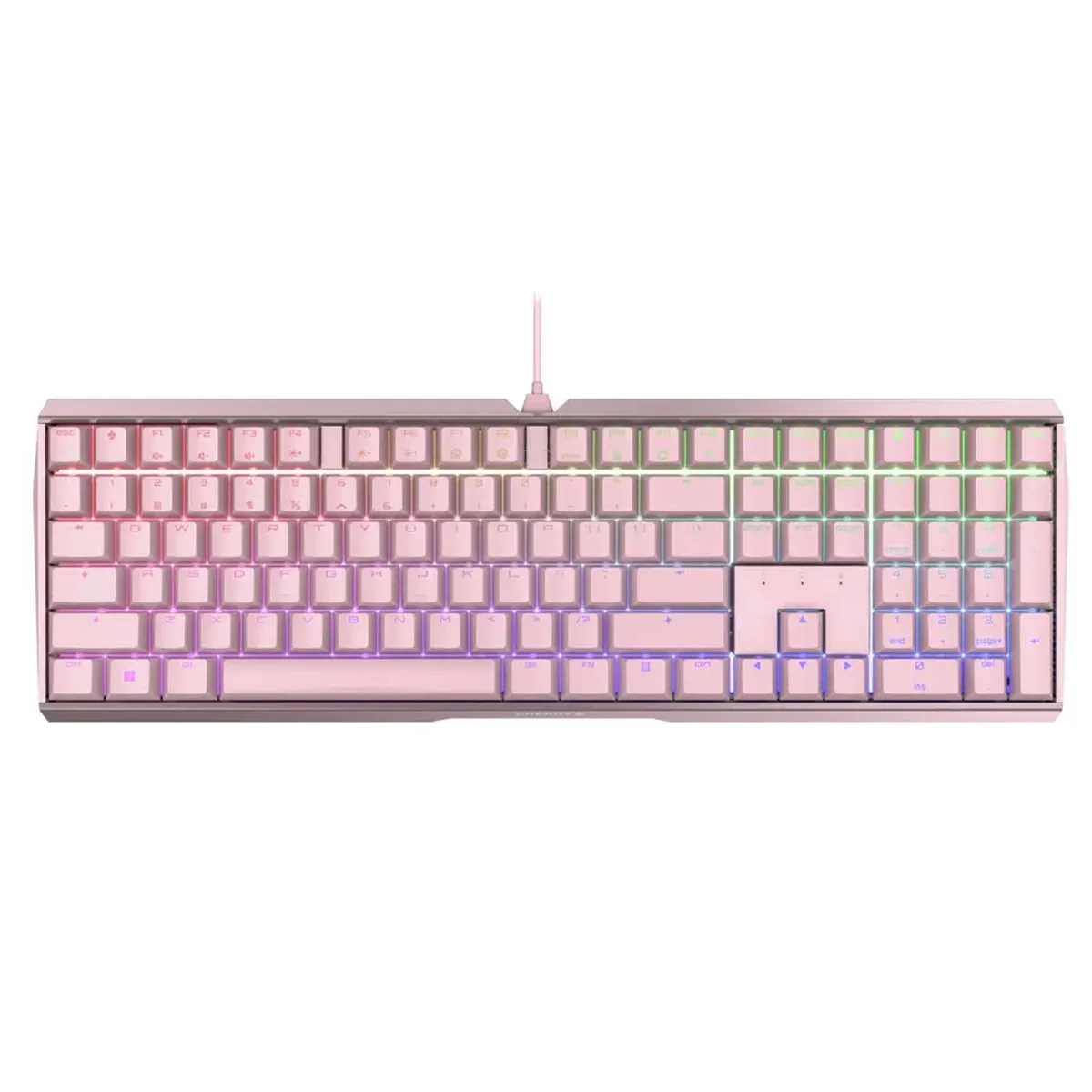 Cherry Cherry MX3.0S Wired RGB Pink Red Switch 108 Keys Mechanical Gaming Keyboard — product photo