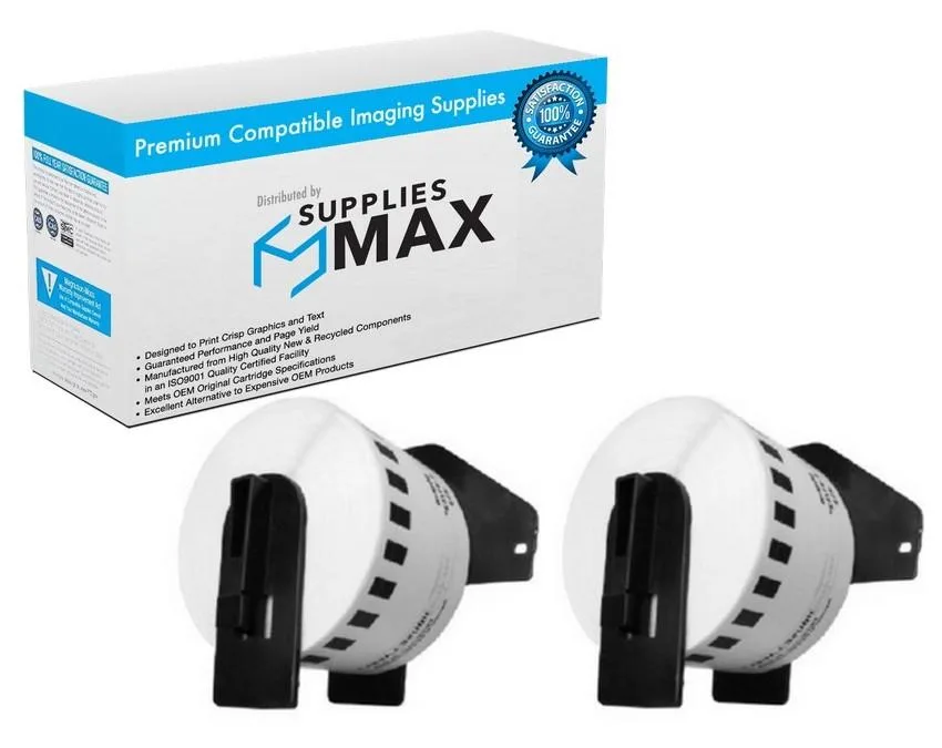 SuppliesMax SuppliesMax DK-2223 2-pack label tape 50mm 30.4m — product photo