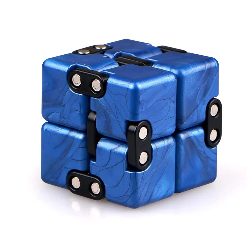 Magic Crazy Cube Fidget Toy Blue 18 36 72mm 71g — product photo