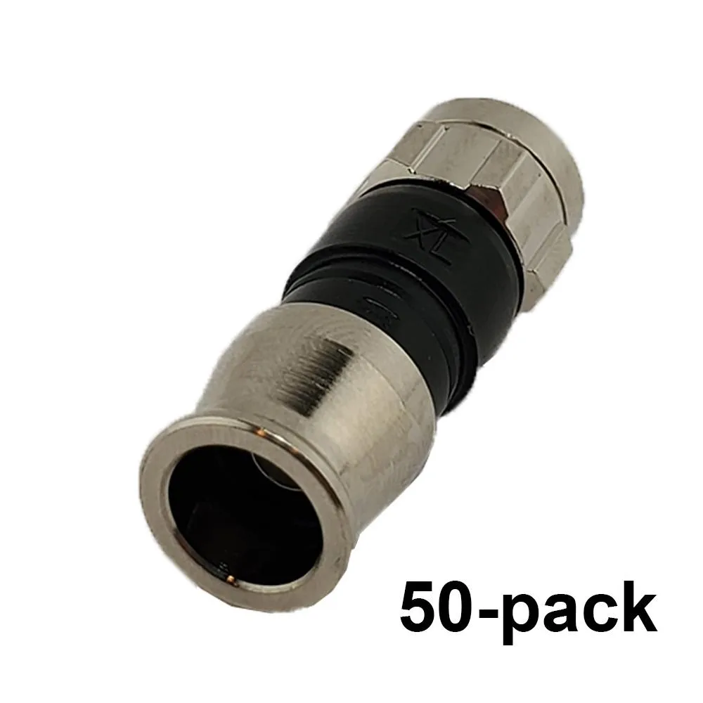 PPC PPC PPCEX59XLPLUS RG59 Cable Compression Connectors 50 pack — product photo