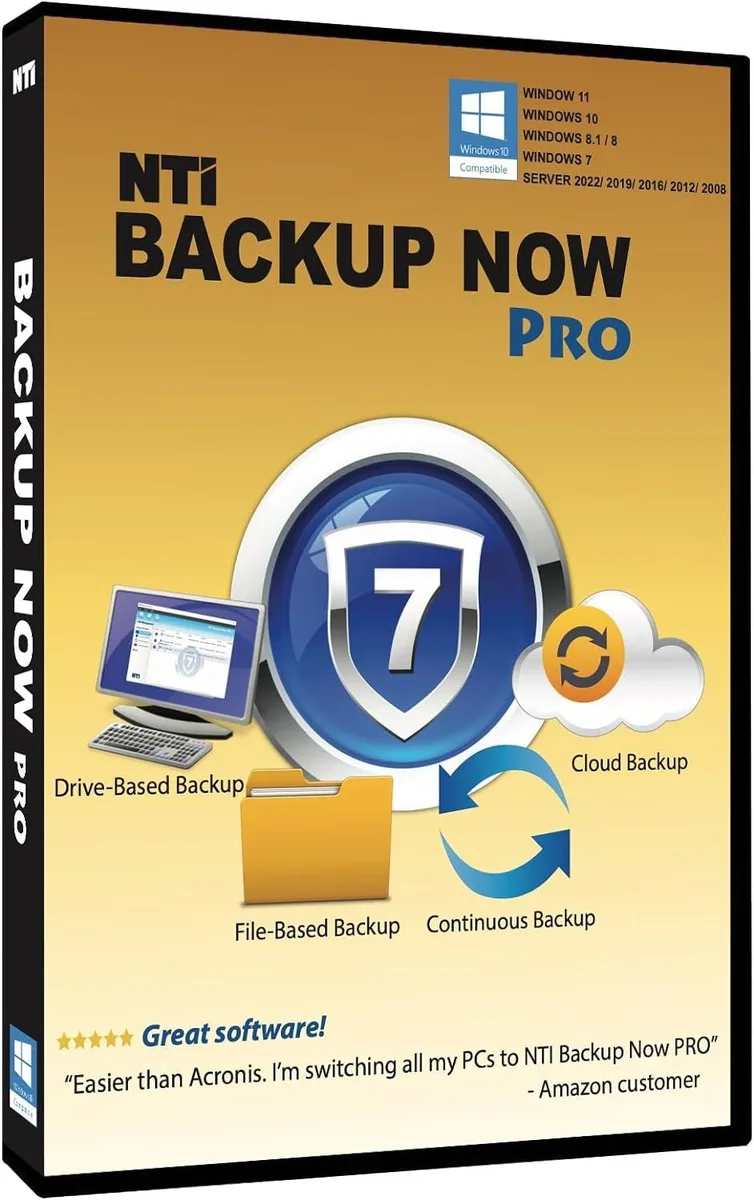 NTI Corporation NTI Corporation Backup Now PRO 5-PC — product photo