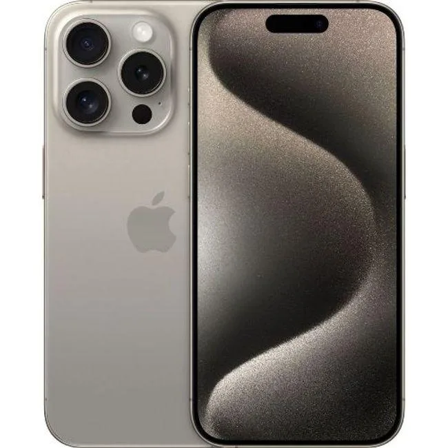 Apple Apple iPhone 15 Pro 512GB Natural Titanium Dual eSIM cell phones - unlocked — product photo