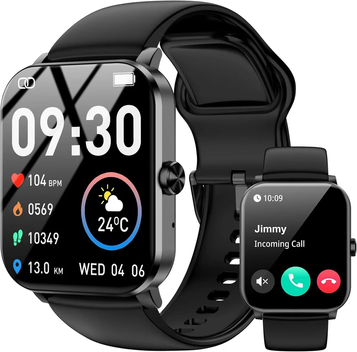 IHDAPP IHDAPP L70 Smart Watch 1.85" IP68 Bluetooth 5.2 Black — product photo