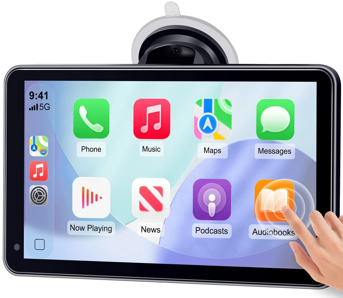 Befumly 7 Inch Wireless Apple Carplay Screen 1024×600 — product photo