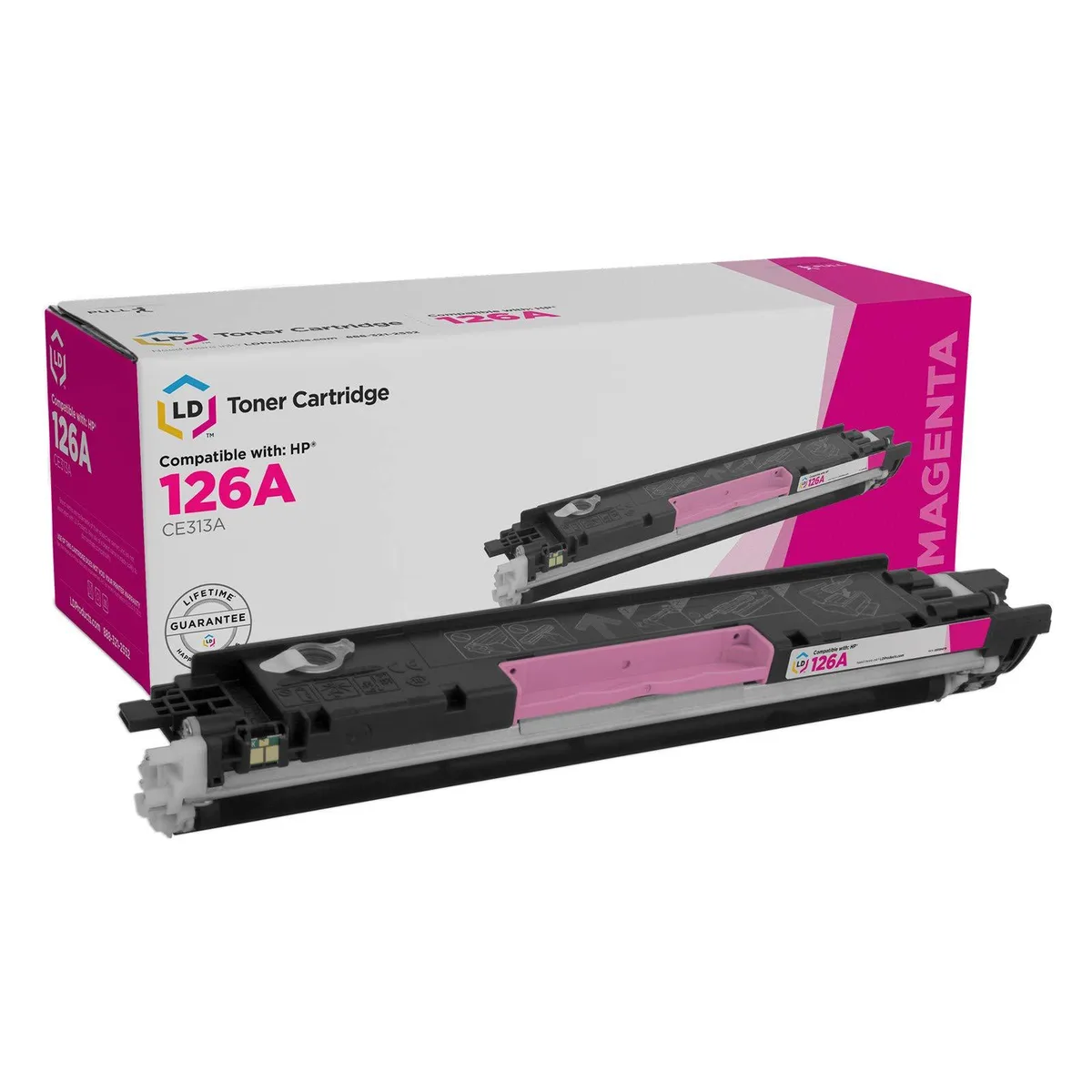 LD Products LD Products Remanufactured Toner Cartridge for HP 126A CE313A Magenta — product photo