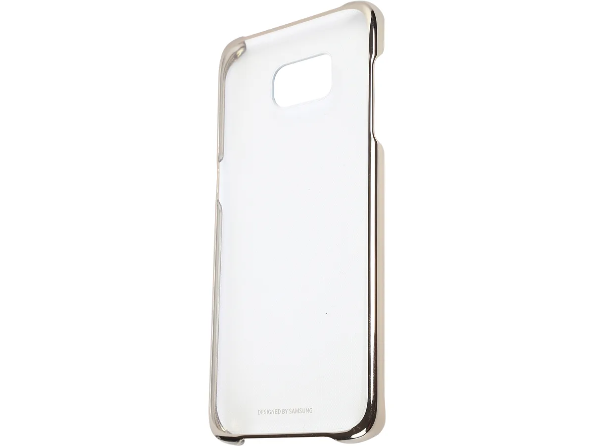 SAMSUNG SAMSUNG EF-QG935CFEGUS Clear Gold Cover for Galaxy S7 Edge — product photo