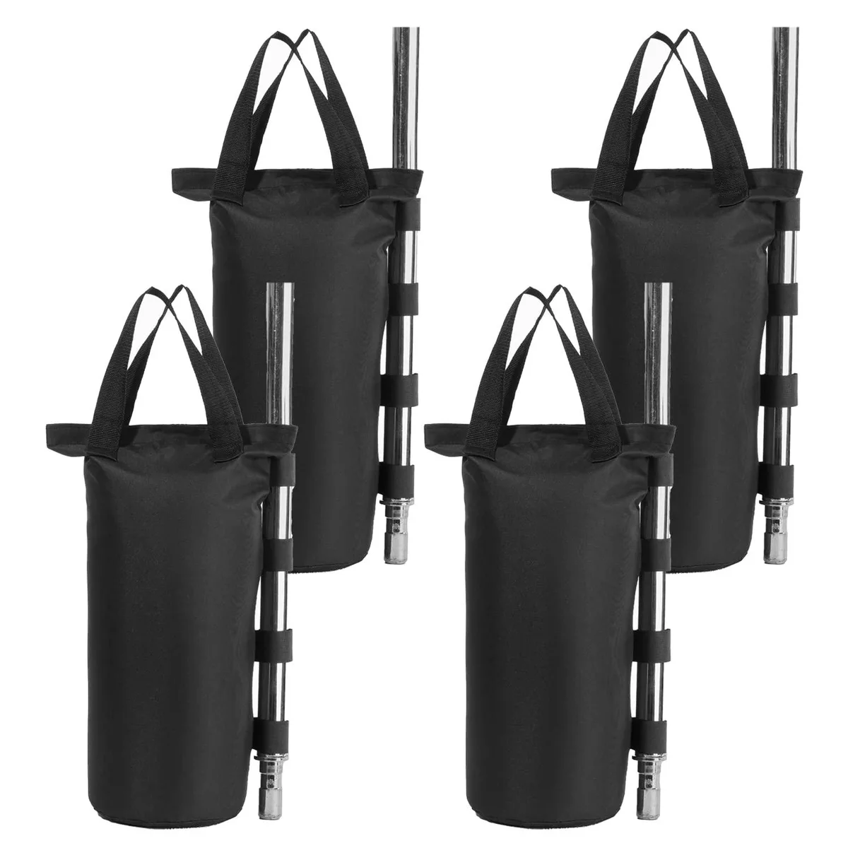  Industrial Grade Canopy Weight Bags 4pc 600D PVC 50lb Fill — product photo