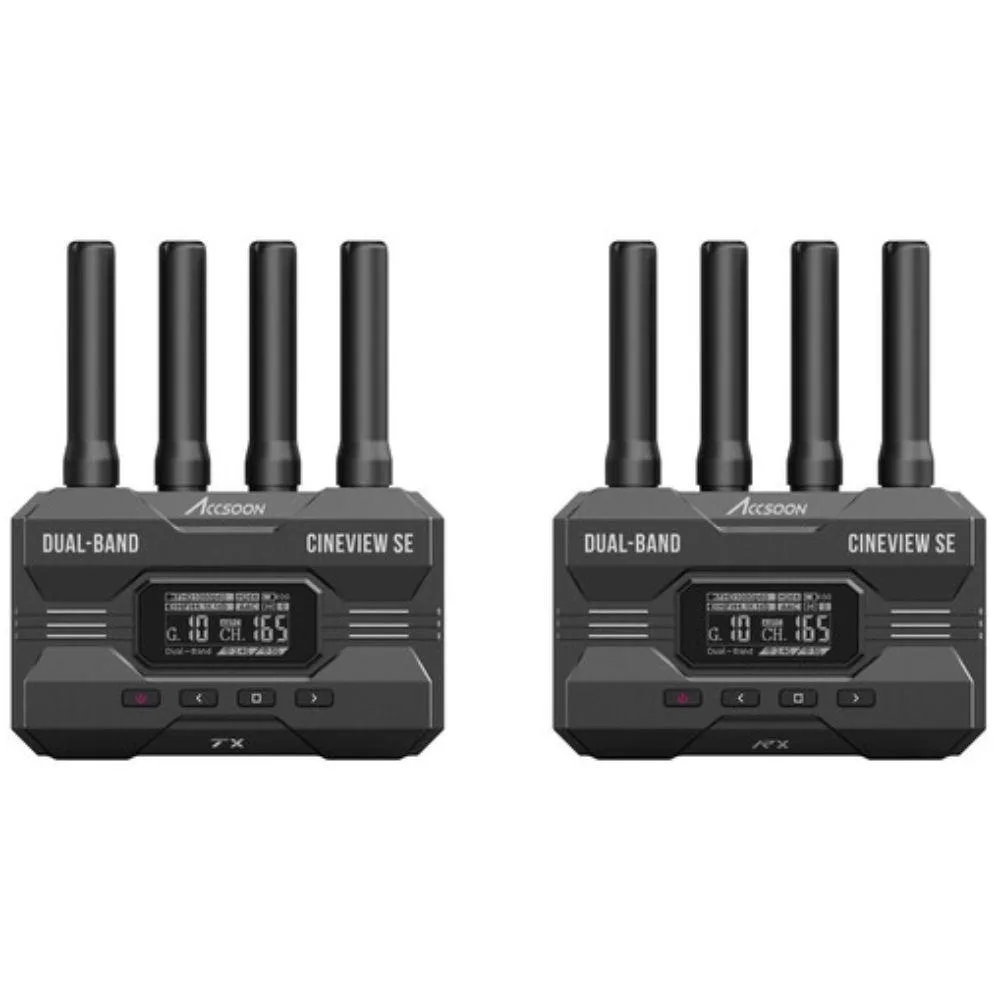 Accsoon Accsoon CineView SE Wireless Video Transmitter Receiver 1200 ft 350m 0.05s 1080p60 HDMI SDI 4 Devices — product photo