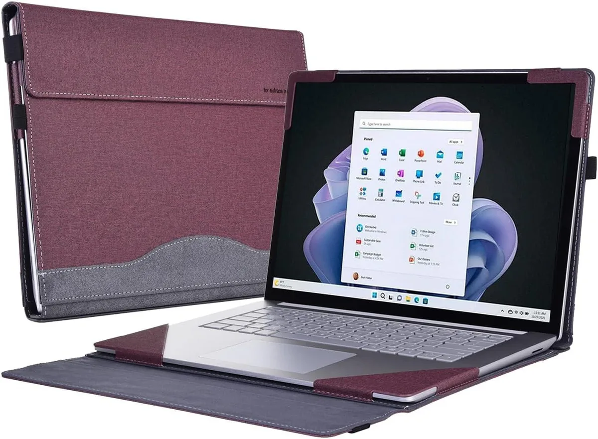 BONAEVER BONAEVER 15 inch Laptop Case Wine Red — product photo