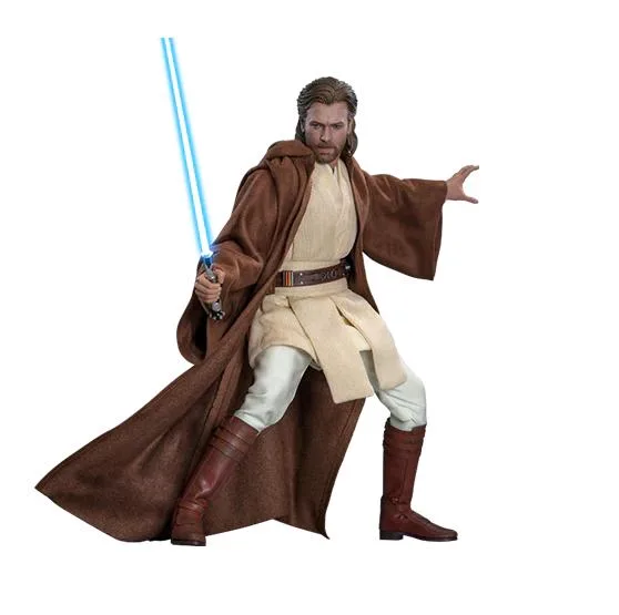 Hot Toys Hot Toys MMS808 Star Wars Attack of the Clones Obi-Wan Kenobi action figure — product photo