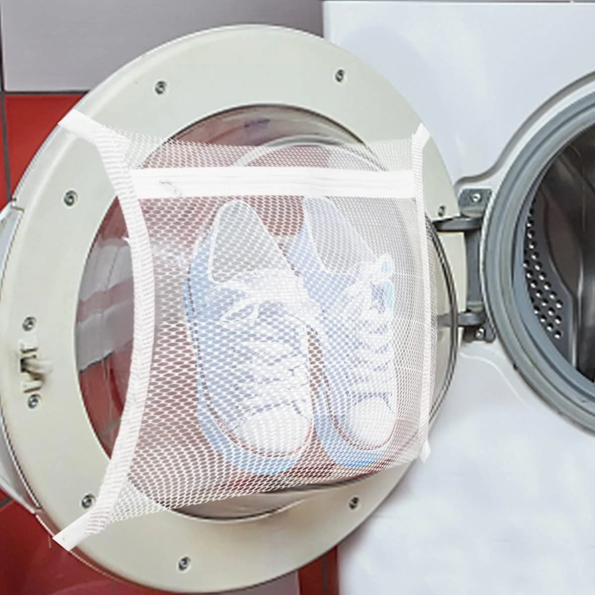  Jonnick Sneaker Dryer Bag 15.7 Inch Red Net Adjustable — product photo