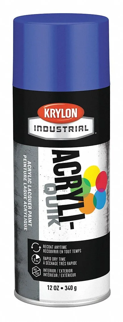 Krylon Industrial Krylon Industrial True Blue Gloss Spray Paint 12 oz — product photo