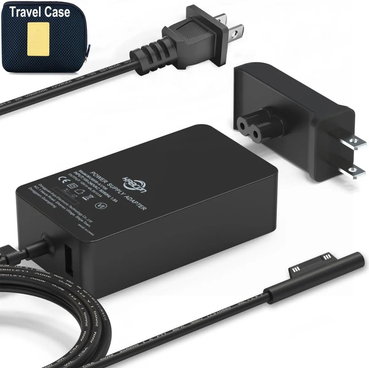 Kenuco Kenuco 65W AC Adapter with USB Port and Travel Case — product photo
