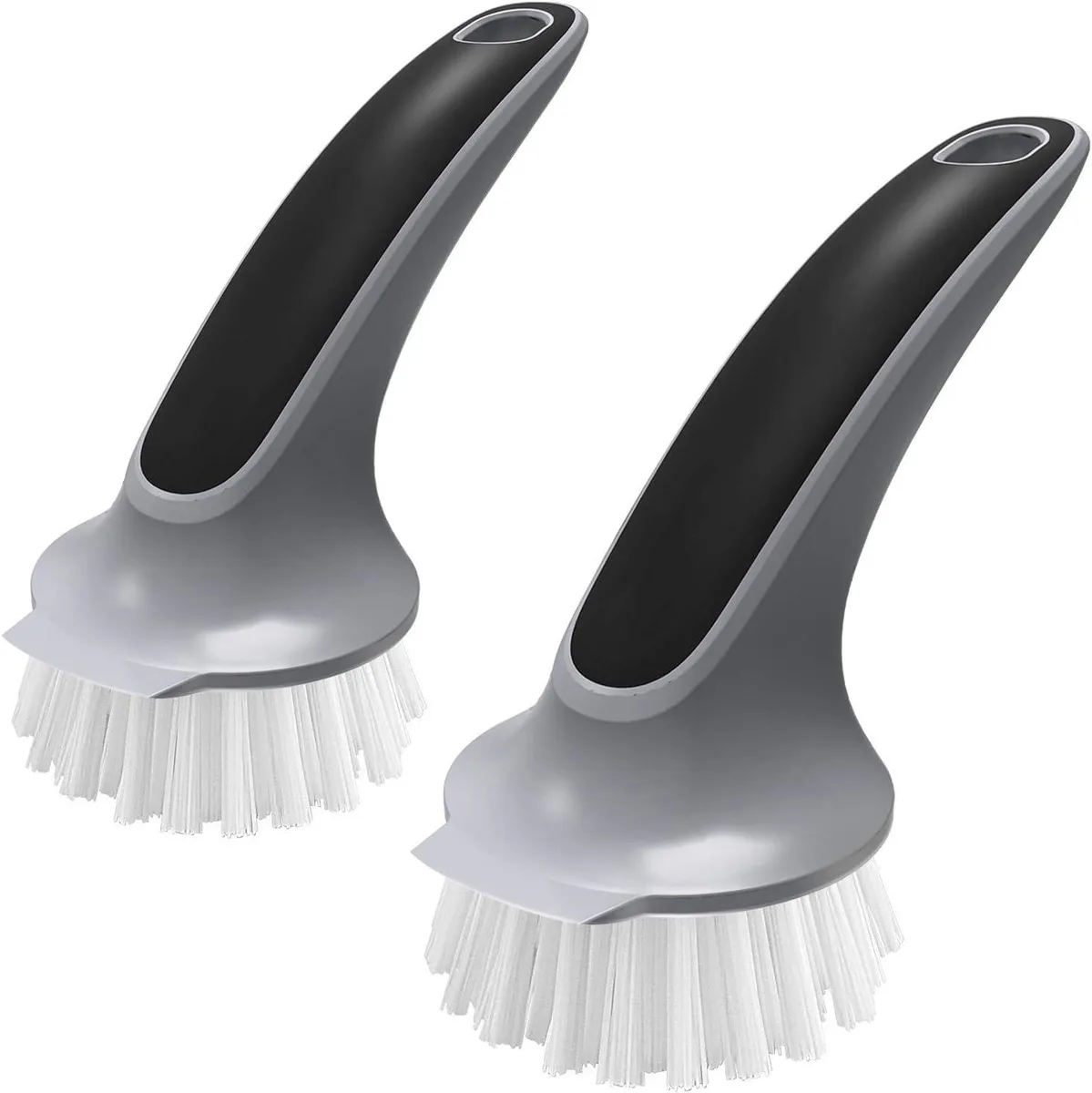  MR.SIGA Pot and Pan Cleaning Brush, Grey, Pack of 2 — product photo
