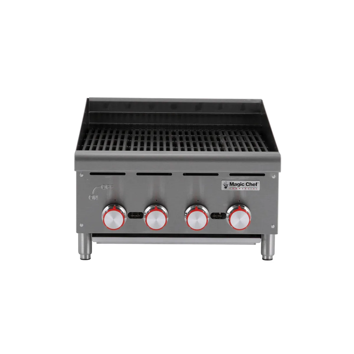 Magic Chef Magic Chef 24 in. Commercial Countertop Radiant Charbroiler Stainless Steel — product photo