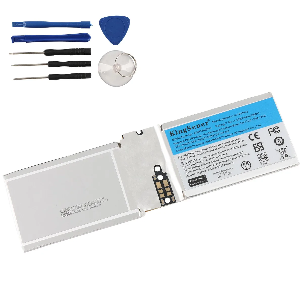KingSener KingSener G3HTA020H 7.5V 18WH laptop battery for Surface Book 1st 13.5 — product photo