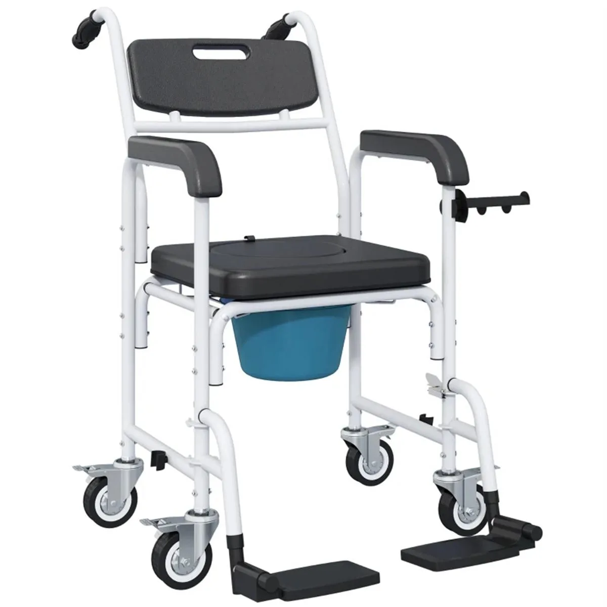 Yescom USA, Inc. Yescom USA, Inc. D38CWC001-TB-06 Commode Wheelchair 330 lbs — product photo
