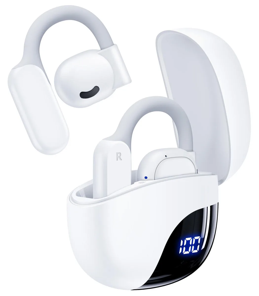 TAGRY K08-0907 AI Translation Earbuds 164 Languages 80H White — product photo