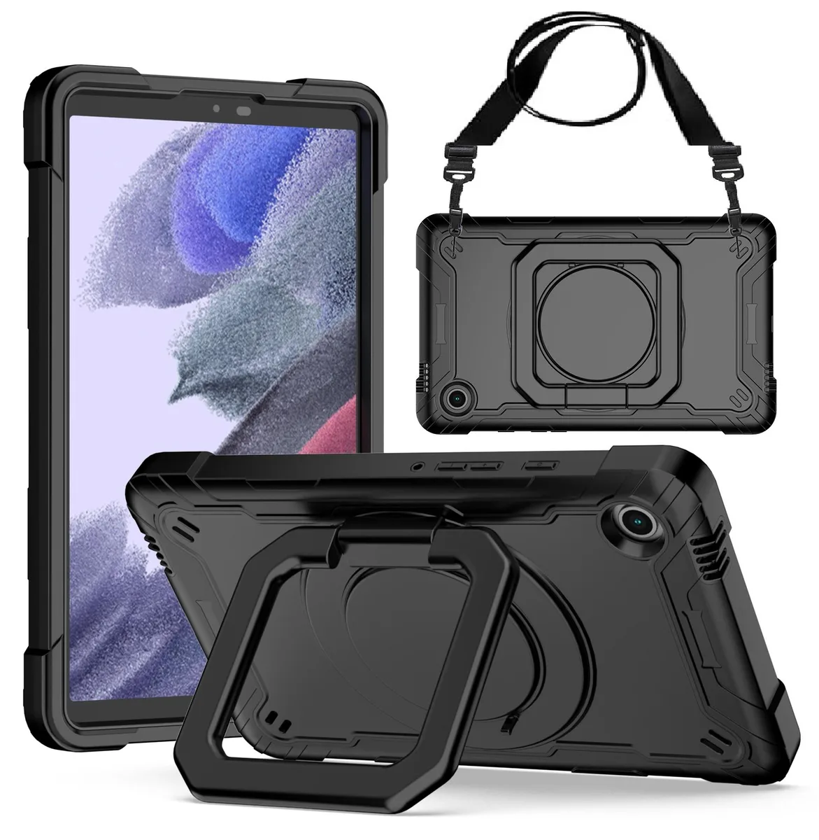 anicestore anicestore SM-X130 8.7" Rugged Case with Rotating Stand & Strap — product photo