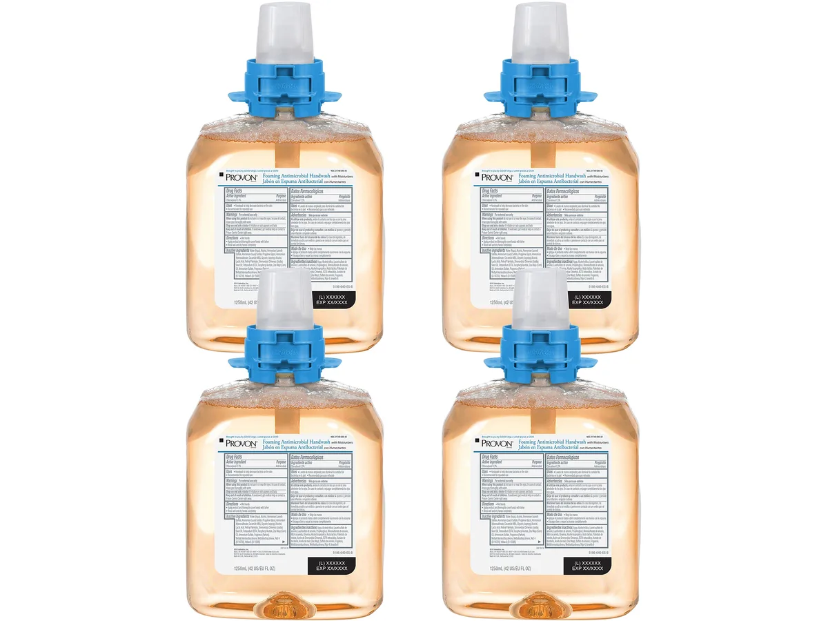 GOJO GOJO 518604CT 42.3 fl oz Antimicrobial Foaming Handwash Fruity Scent — product photo