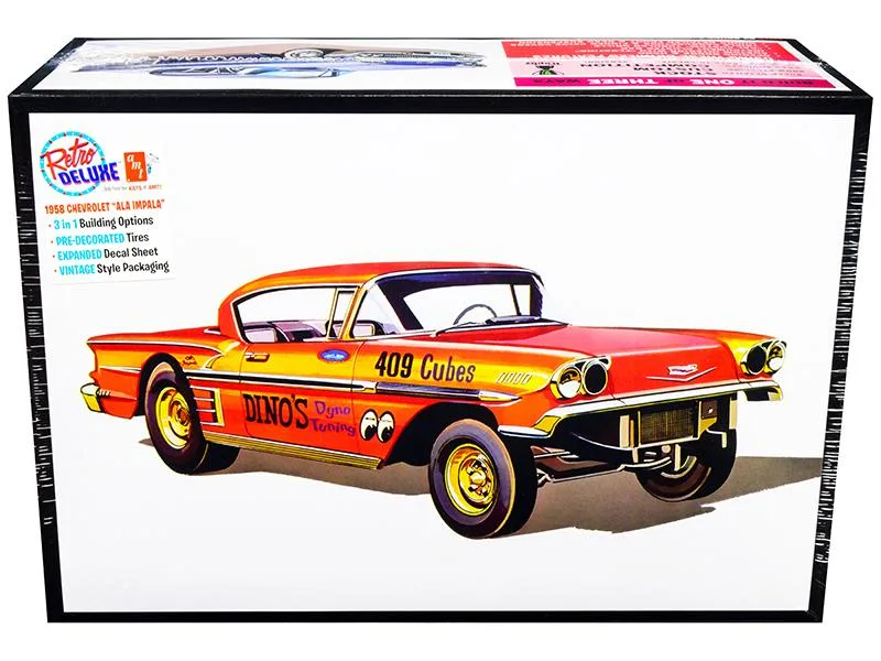 AMT AMT 1958 Chevrolet Impala "Ala-Impala" 3-in-1 Kit 1/25 Scale Model — product photo