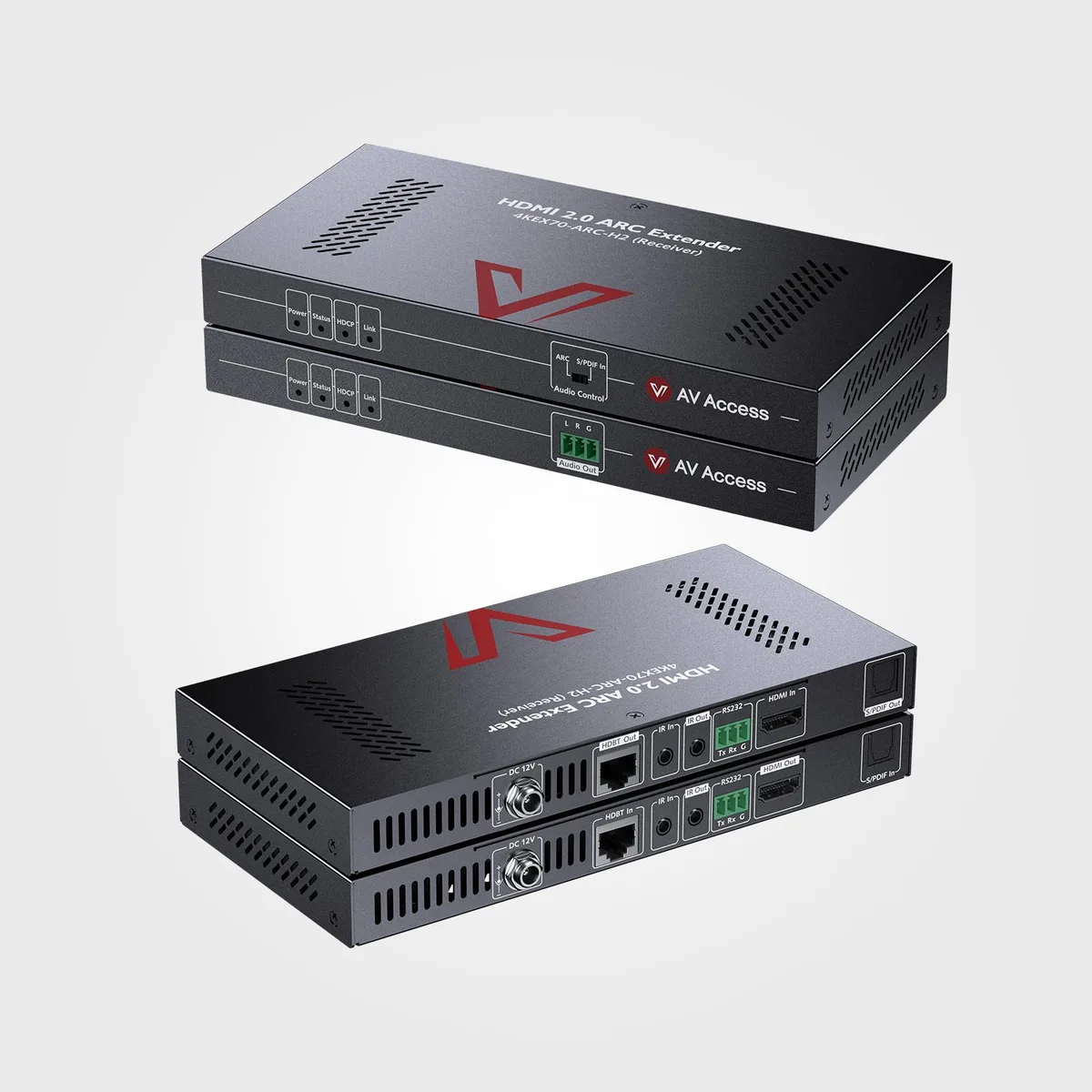 v AV Access v AV Access 4KEX70-ARC-H2 HDBaseT extender ARC 4K 60Hz 40m — product photo