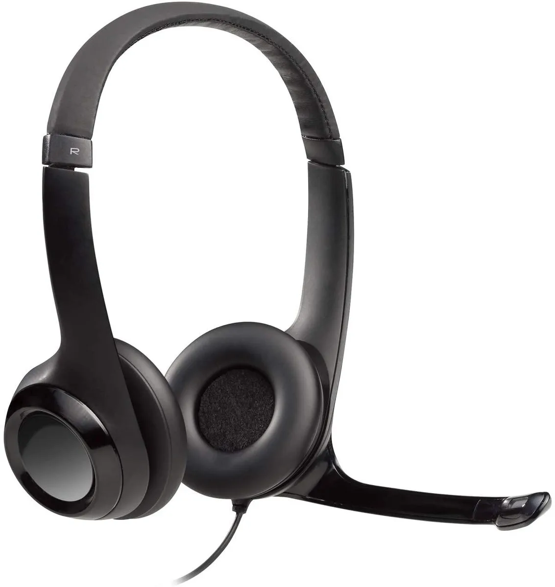 Logitech Logitech H390 USB Wired Headset Black 1.9m cable — product photo