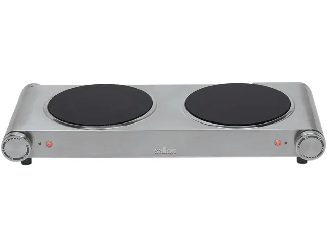 SALTON SALTON HP1269 Portable Infrared Cooktop Double 2 burners 1800W 7.4 — product photo