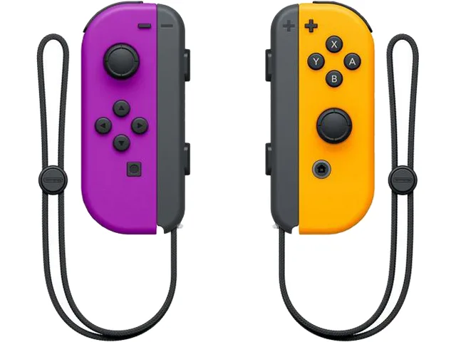 Nintendo Nintendo Switch Joy-Con Pair Neon Purple / Neon Orange accessory — product photo