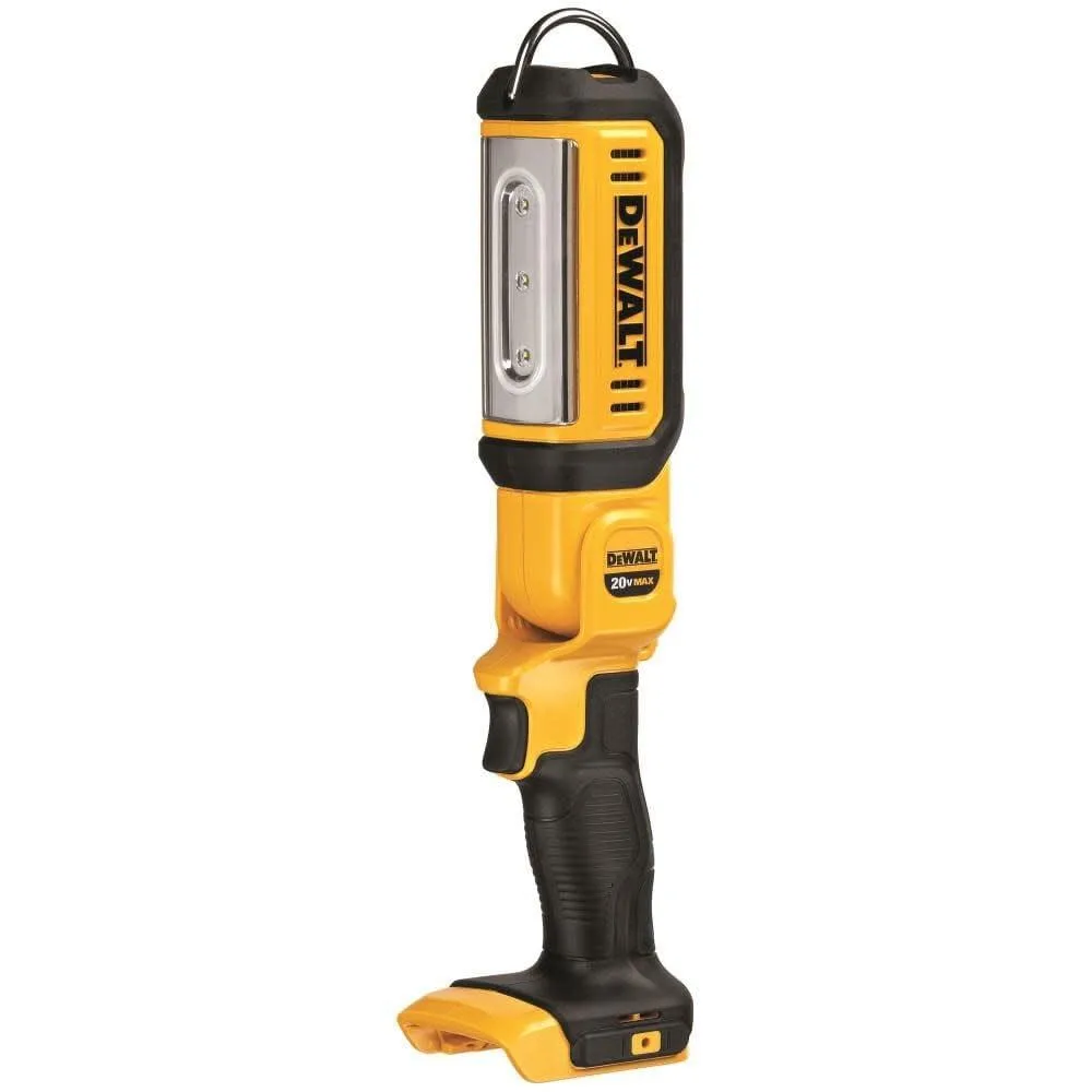 Black Kaito Mini LED Flashlight DCL050 with 140-degree pivoting head and telescoping rotating hook