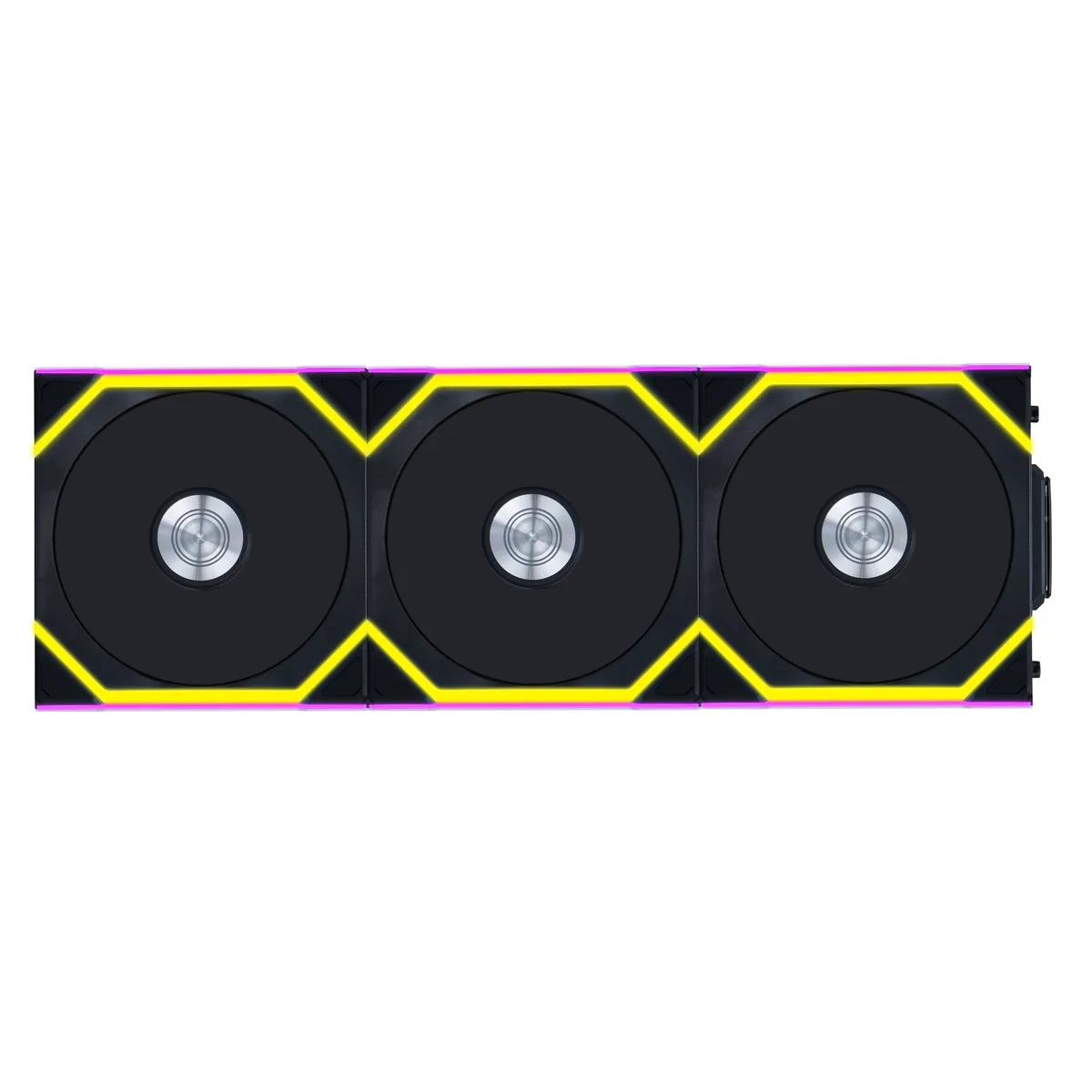 Lian Li Lian Li UNI Fan SL Wireless 120mm ARGB Case Fan Triple Pack Black 12SL1W3B — product photo